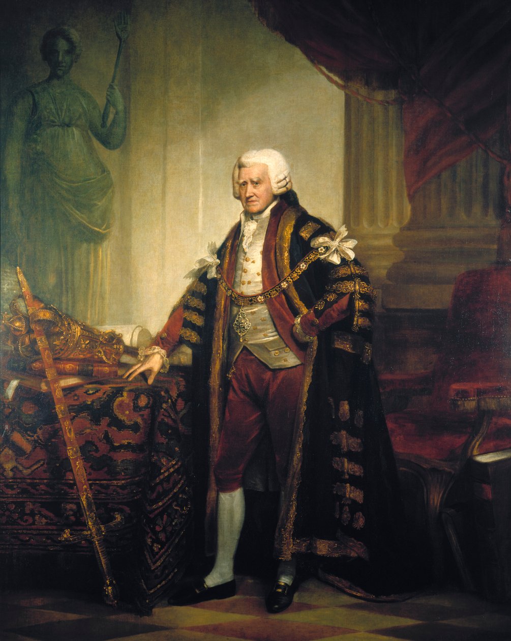 "Alderman John Boydell", 1801 tekijältä Sir William Beechey