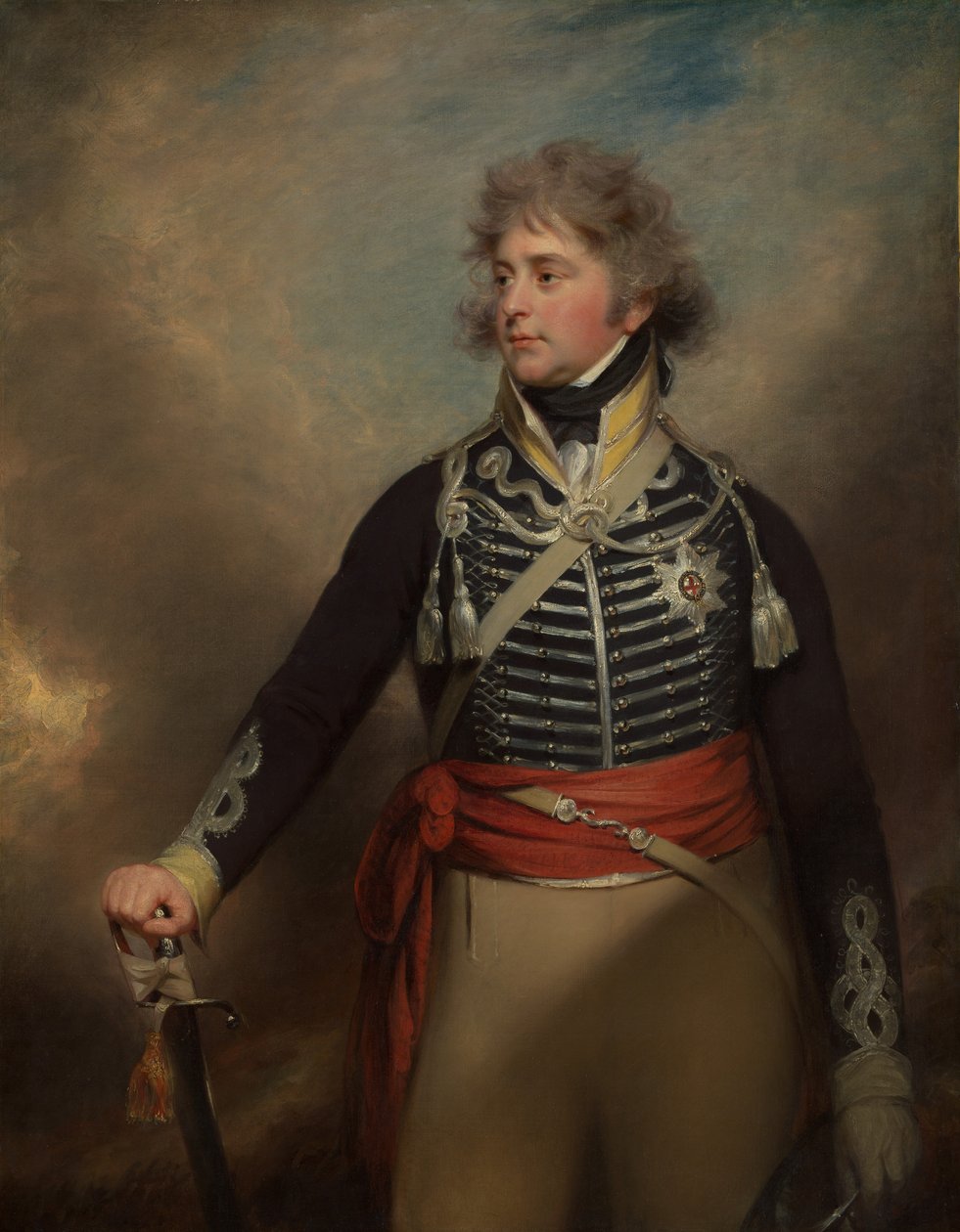 George IV 1762-1830, kun Walesin prinssi. tekijältä Sir William Beechey