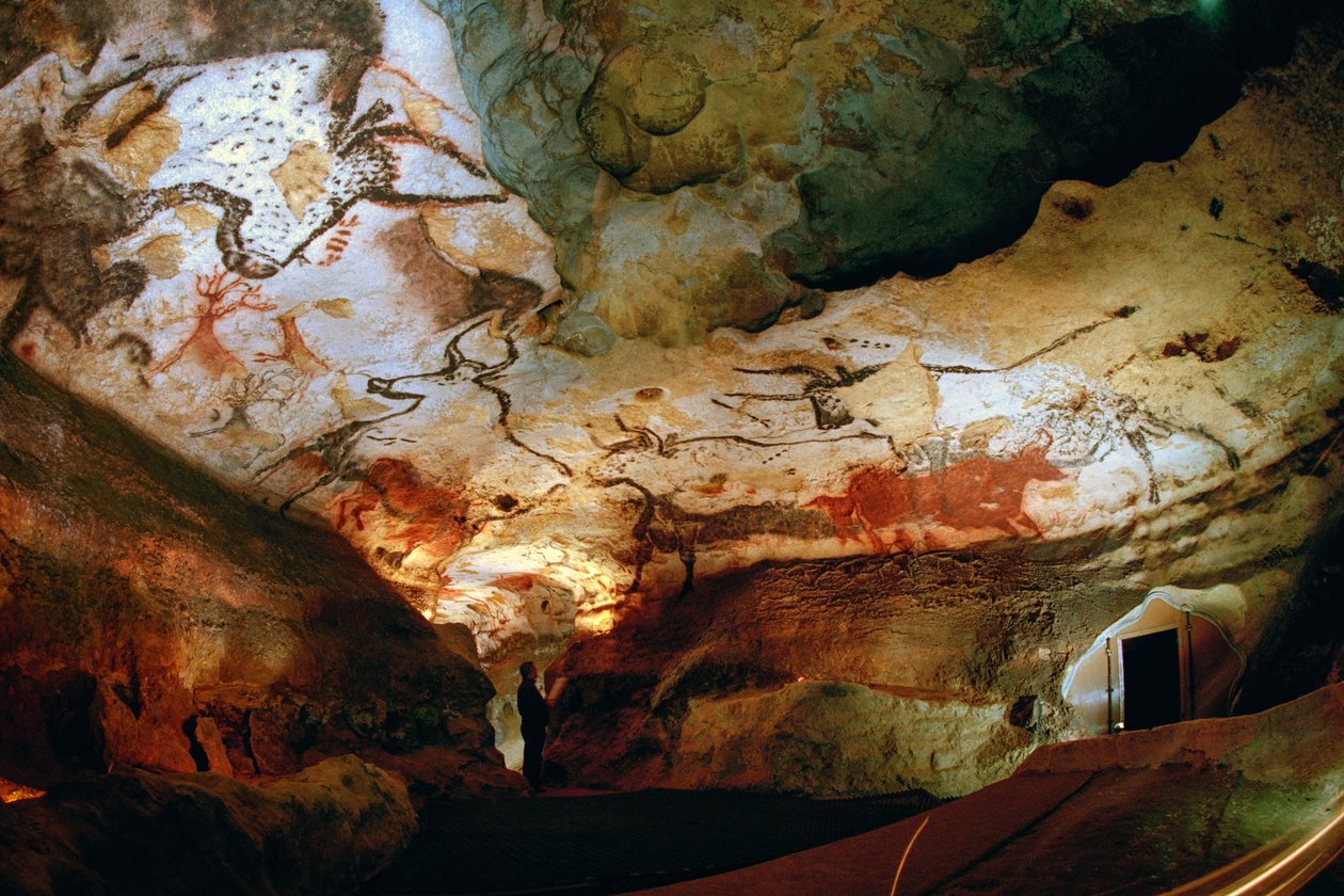 Härkien sali ja Jacques Marsal, yksi Lascaux