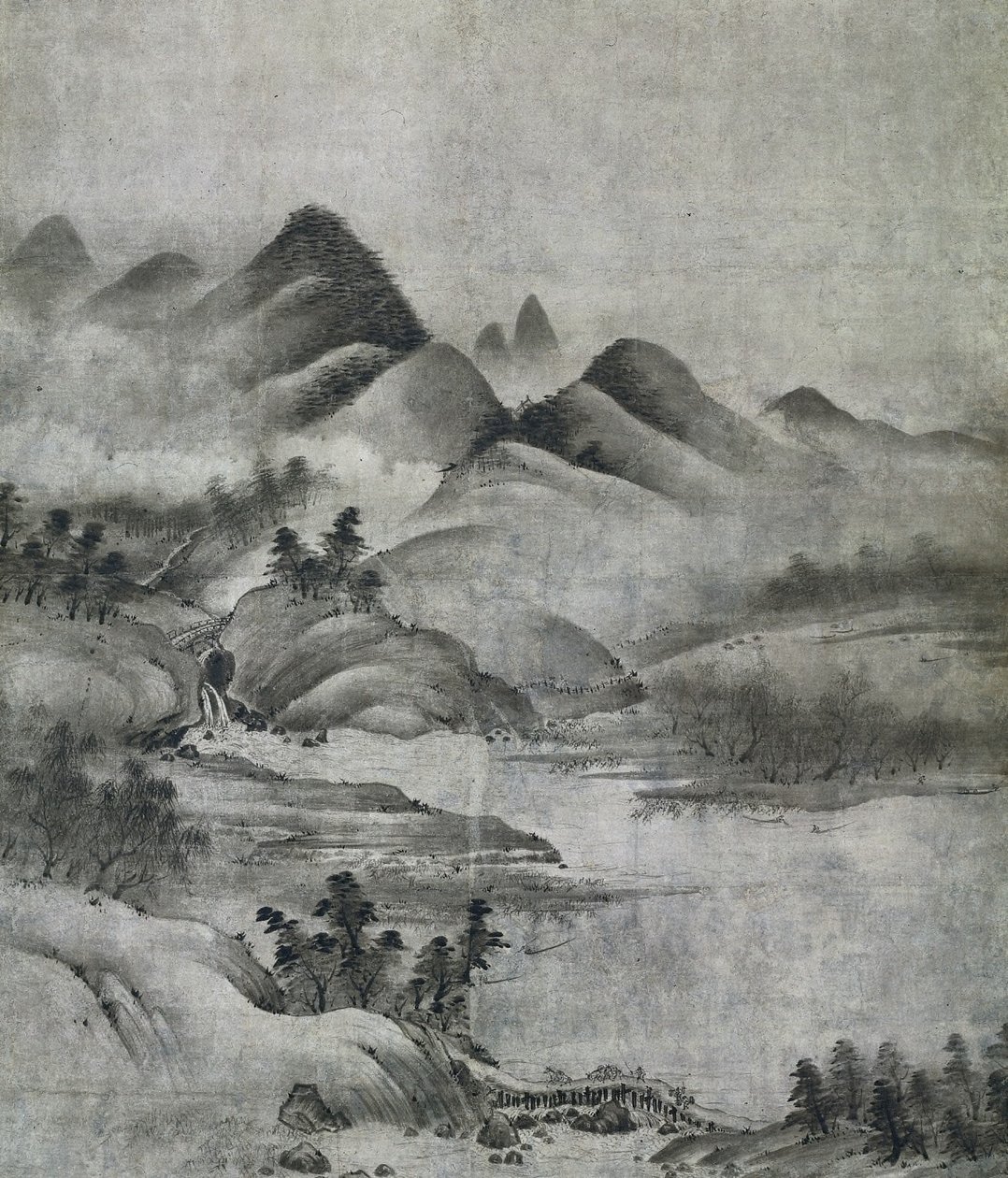 Maisema, 1500-1525. tekijältä Soami