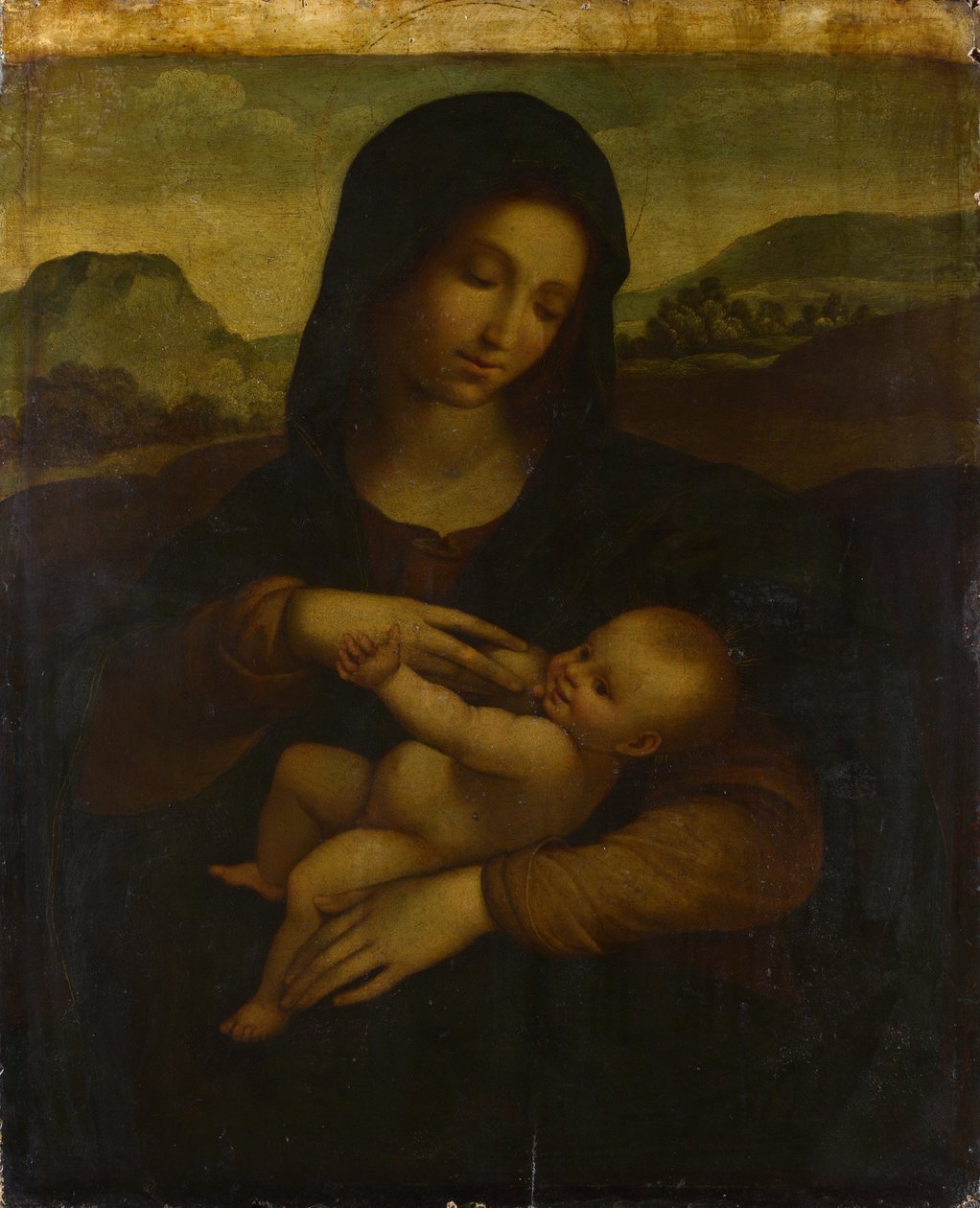 Madonna ja lapsi, n. 1520 tekijältä Sodoma