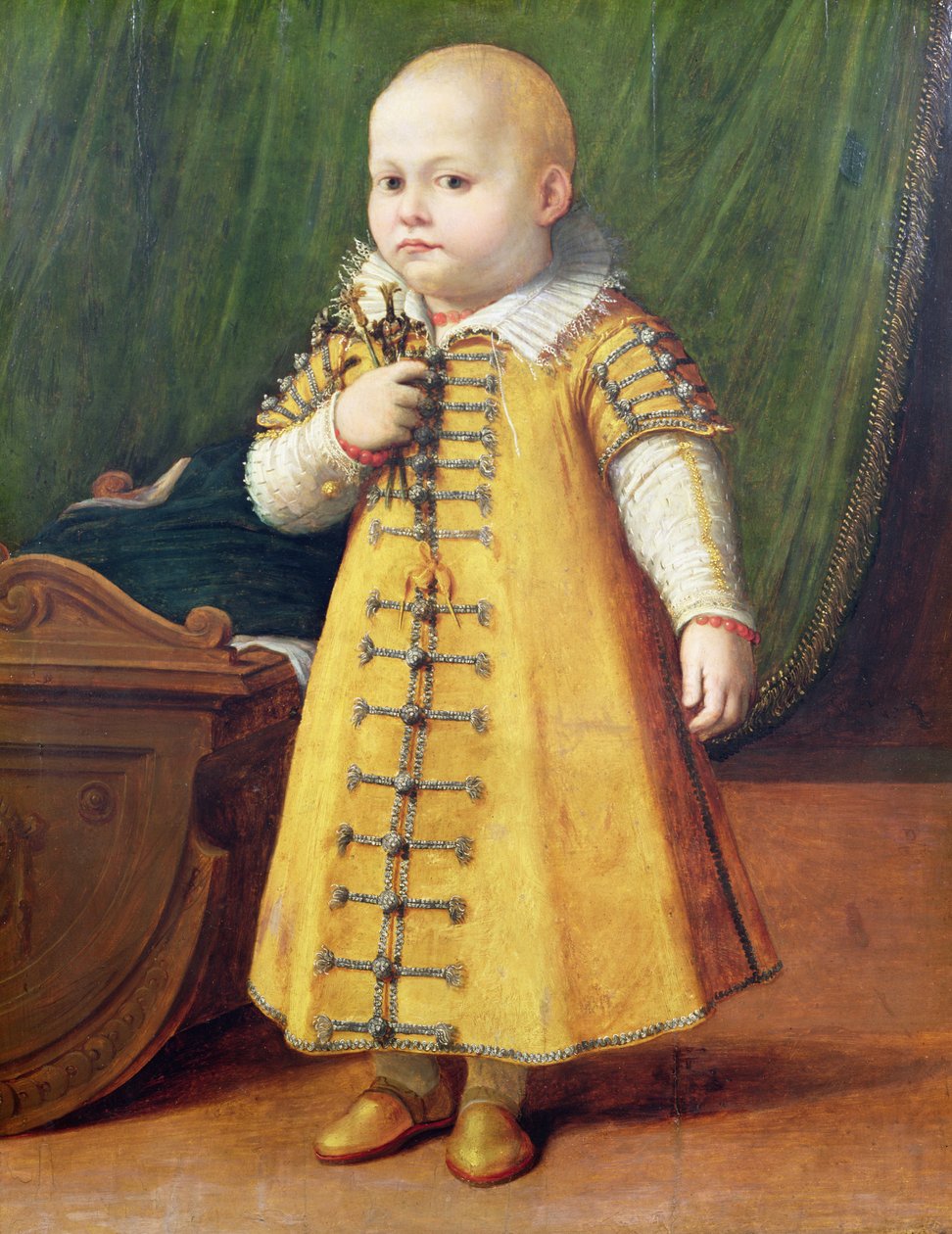 Lapsen muotokuva (paneeli) tekijältä Sofonisba Anguissola