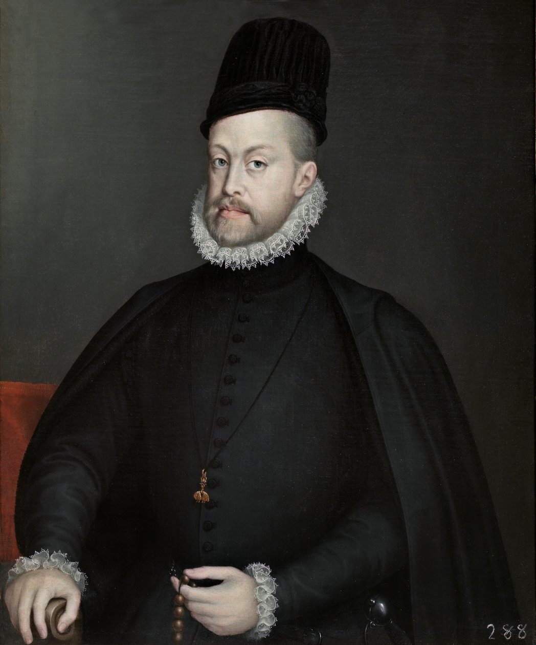 Filipp II:n muotokuva. tekijältä Sofonisba Anguissola