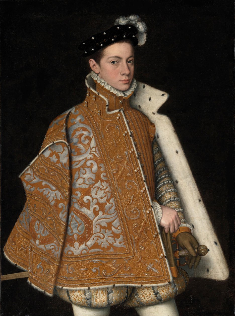 Prinssi Alessandro Farnesen (1545-1592), myöhemmän Parman ja Piacenzan herttuan, muotokuva tekijältä Sofonisba Anguissola