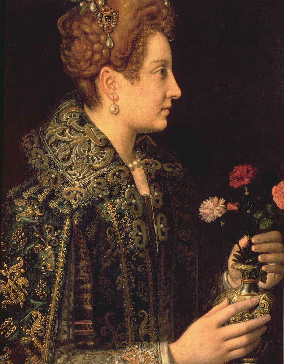 Naisen muotokuva (öljy kankaalle) tekijältä Sofonisba Anguissola