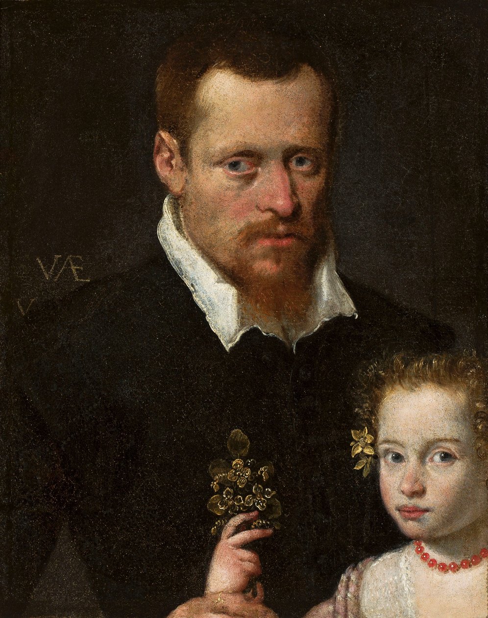 Muotokuva miehestä ja hänen tyttärestään tekijältä Sofonisba Anguissola