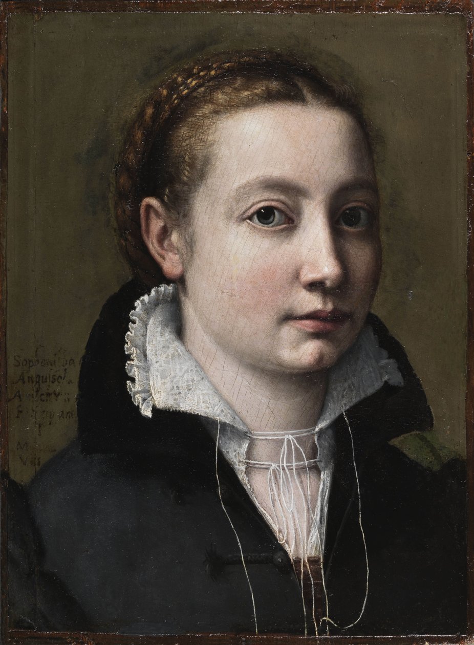 Omakuva, 1558. tekijältä Sofonisba Anguissola