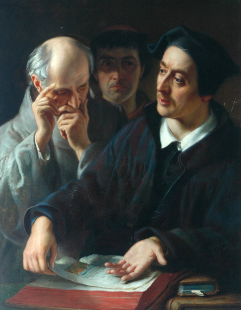 Melancthon, Expoounding A Text, 1863 tekijältä Solomon Alexander Hart