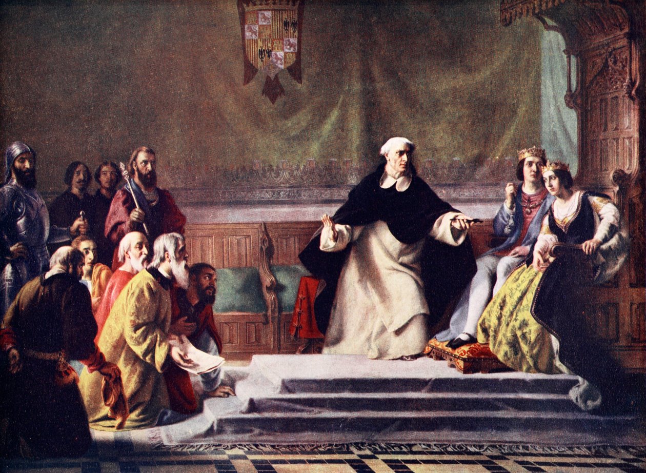 Juutalaisten karkottaminen Espanjasta tekijältä Solomon (after) Hart