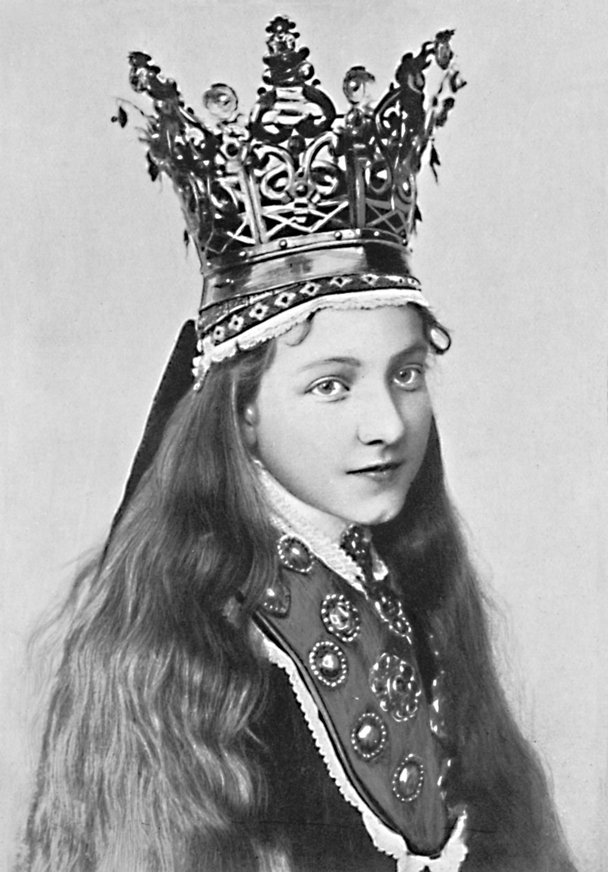 Norjalainen tyttö lomaasussa, 1912 tekijältä Solveig Lund