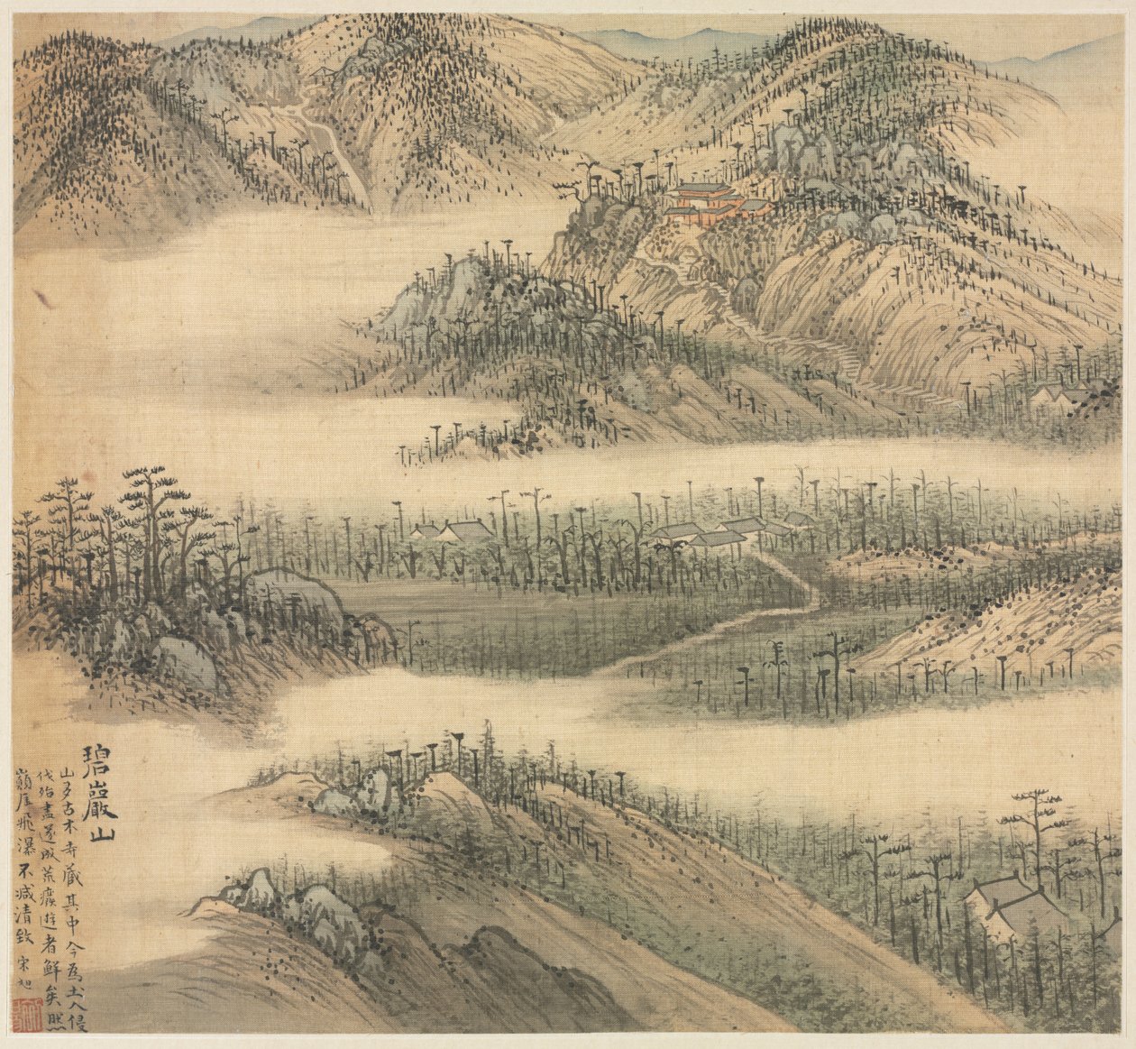 Mt. Biyan Green Cliff, 1500s. tekijältä Song Xu