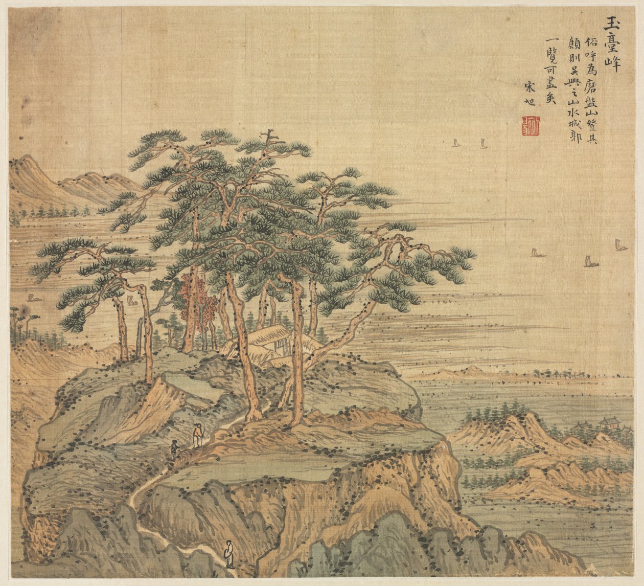 Yutai Peak Jade Terrace Peak, 1500-luku. tekijältä Song Xu