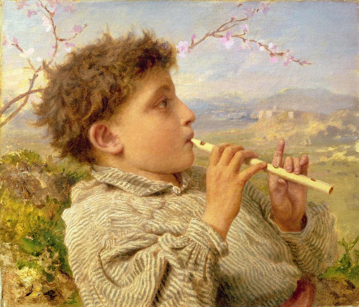 Shepherd Piper, 1881 tekijältä Sophie Gengembre Anderson
