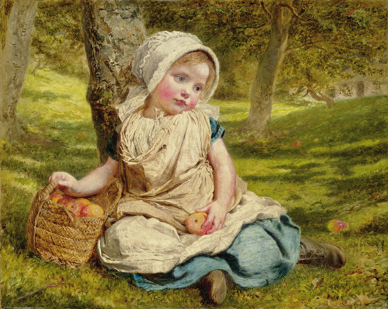 Windfalls (öljy kankaalle) tekijältä Sophie Anderson