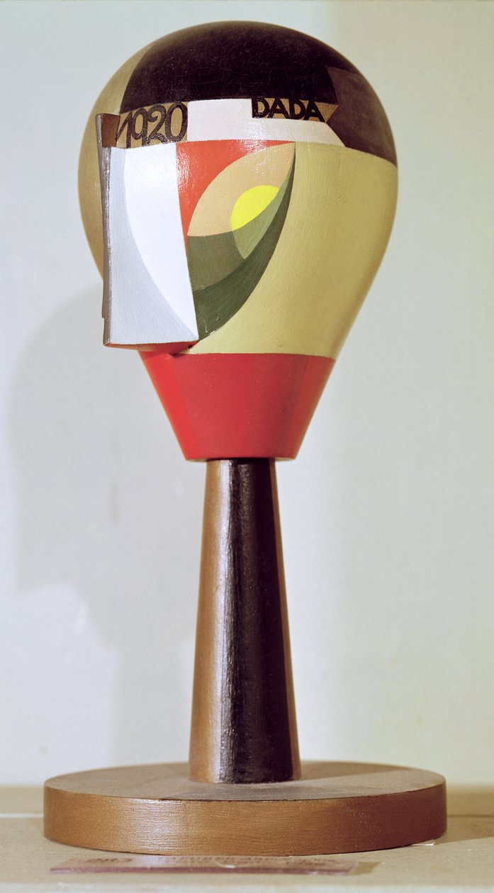 Dada Head, 1920 (maalattu puu) tekijältä Sophie Taeuber Arp