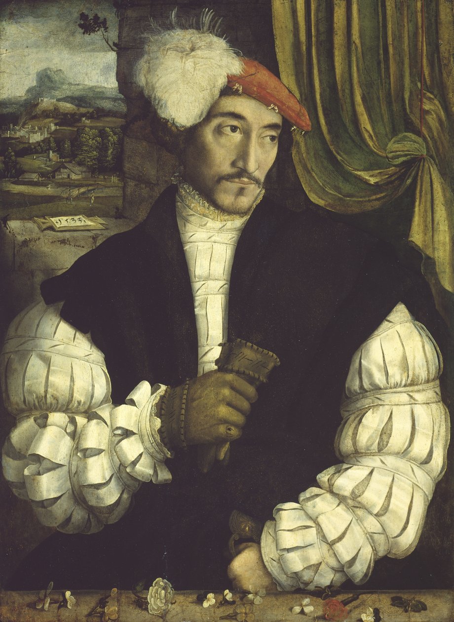 Miehen muotokuva, 1533 tekijältä South German School