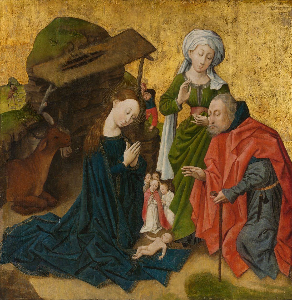 Syntymä. tekijältä South Netherlandish Painter