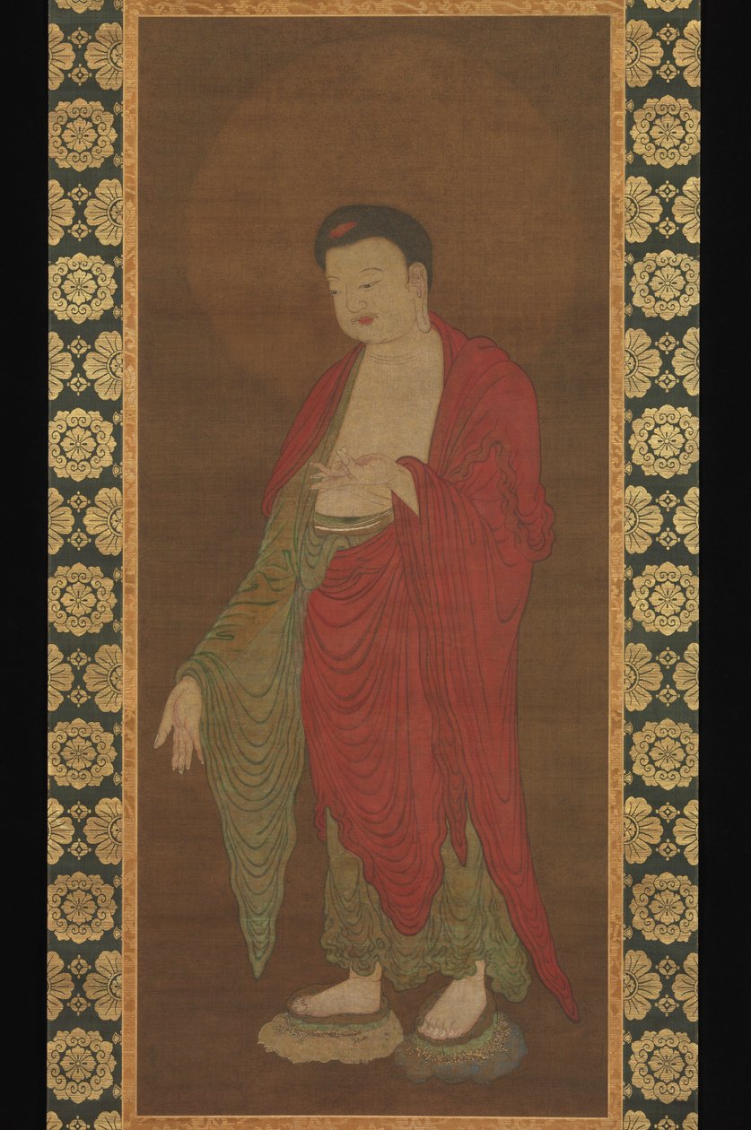 Buddha Amitabha laskeutumassa puhtaasta maastaan tekijältä Southern Song Dynasty Chinese School