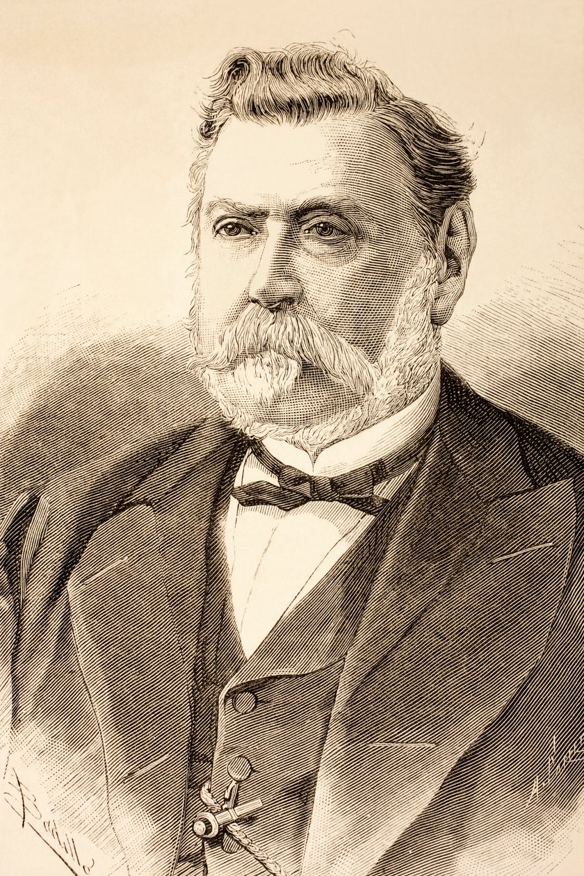 Antonio Rodrigues Sampaio, La Ilustracion Espanola y Americana vuodelta 1881 tekijältä Spanish School
