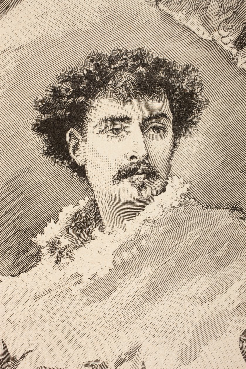 Mariano Fortuny y Marsal, albumista "Album Artistico", julkaistu noin 1890 tekijältä Spanish School