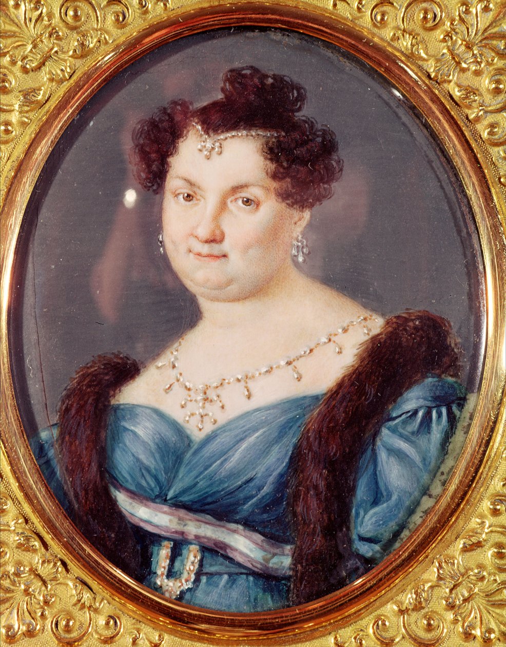 Marie-Christine de Bourbon-Sicile (1806-78) Espanjan kuningatar tekijältä Spanish School