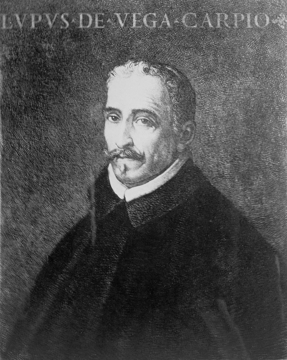 Lope Felix de Vega Carpion (1562-1635) muotokuva tekijältä Spanish School