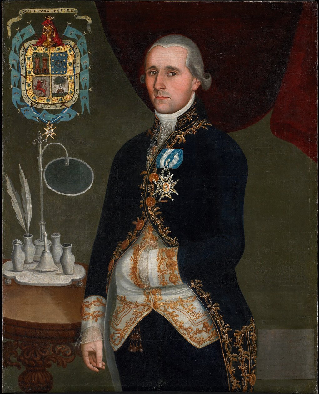 Larawan ng Duque de Agrada, c.1805 finn tekijältä Spanish School