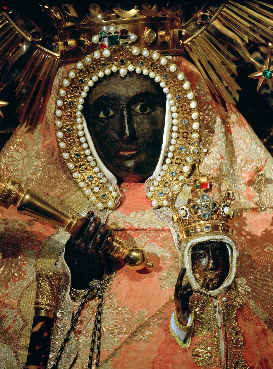 Guadalupe Madonna (yksityiskohta vuodelta 186934) tekijältä Spanish School