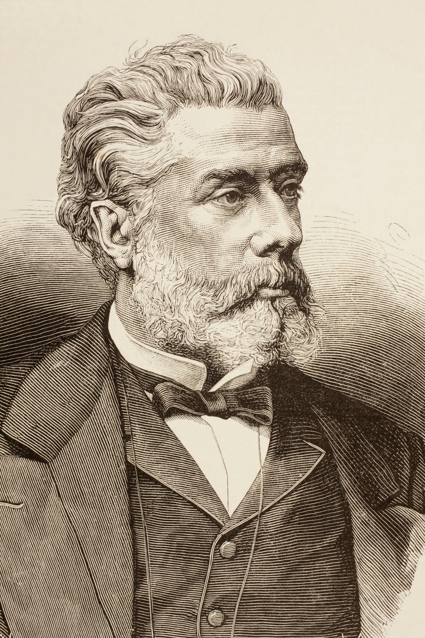 Victor Balaguer, La Ilustracion Espanola y Americana vuodelta 1881 tekijältä Spanish School