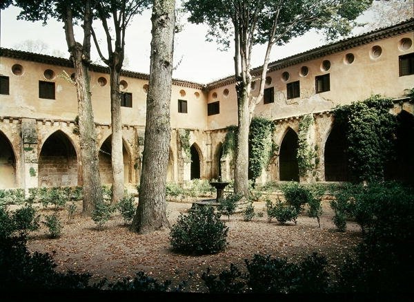 Näkymä vuonna 1194 perustetun ja nykyiselle paikalleen vuonna 1218 siirretyn luostarin luostarista tekijältä Spanish School