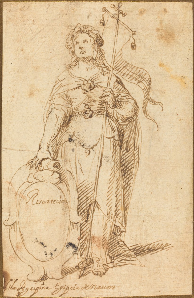 Egyptiläinen Sibylla tekijältä Spanish 17th Century