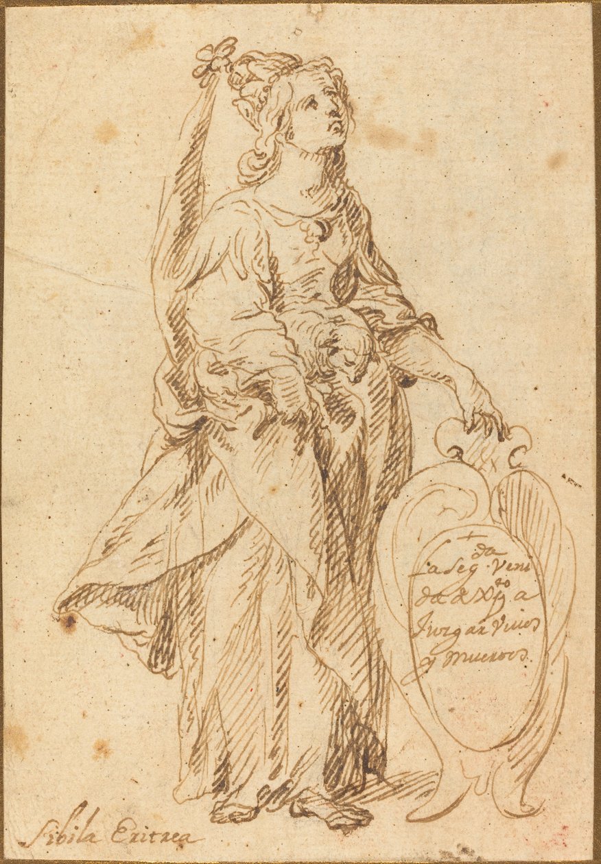 Eritrealainen Sibyl tekijältä Spanish 17th Century