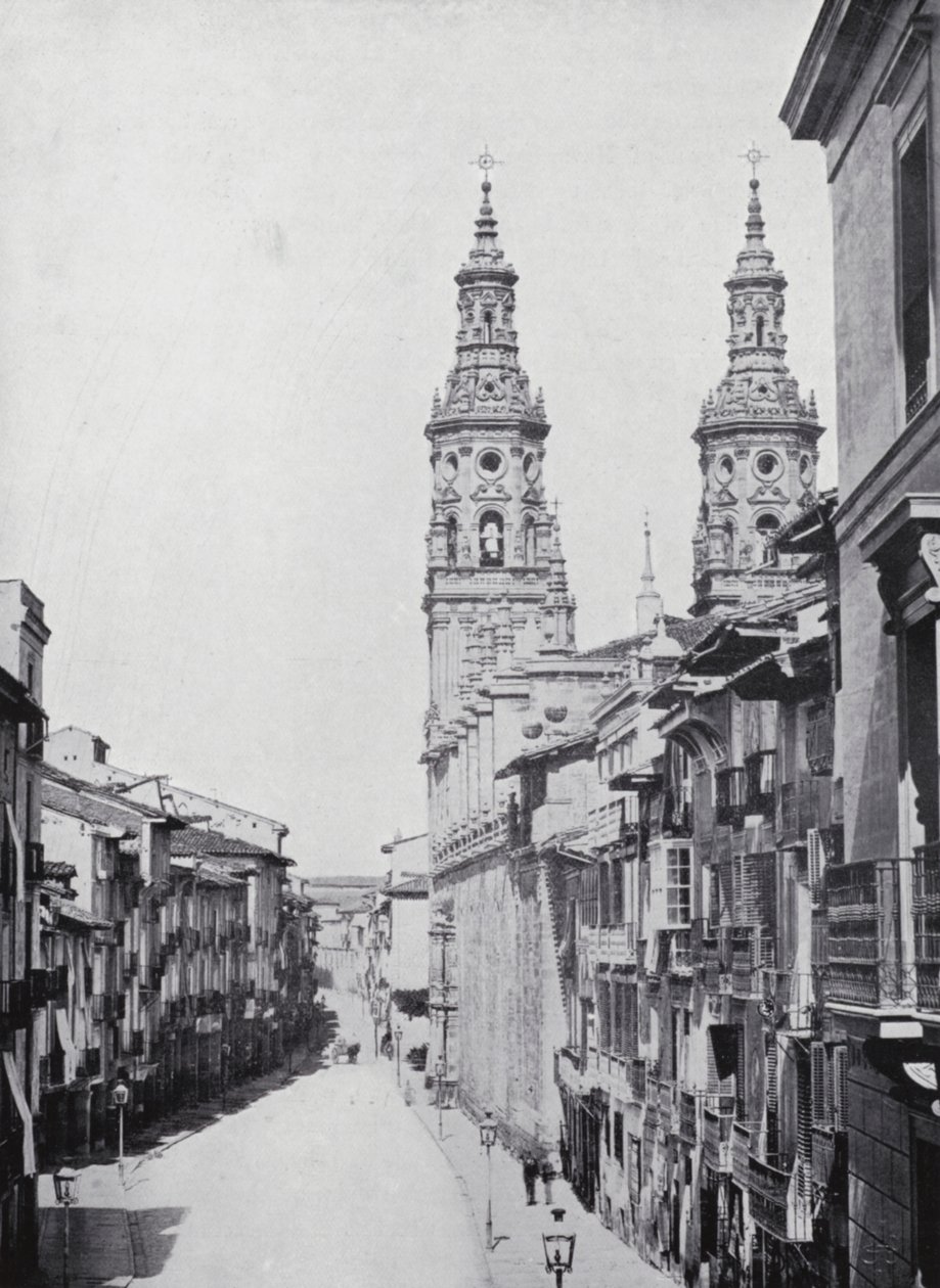 Calle Del Mercado, Logrono (s/w-kuva) tekijältä Spanish Photographer