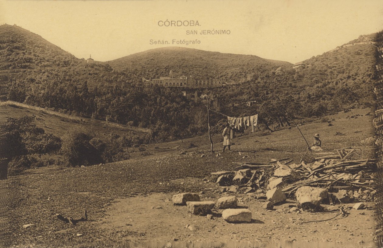 San Jeronimon luostari, Cordoba, Espanja (s/w kuva) tekijältä Spanish Photographer