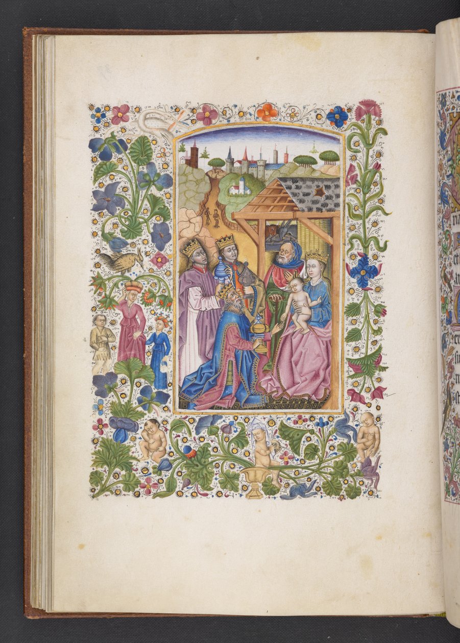 Lisää MS 50004 f.37v Adoration of the Magi 