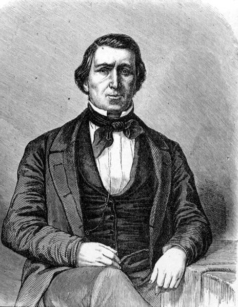 Brigham Young (1801-77) Mormonikirkon toinen presidentti ja Salt Lake Cityn perustaja Utahissa Madridissa julkaistusta "La Vuelta al Mundosta" tekijältä Spanish School