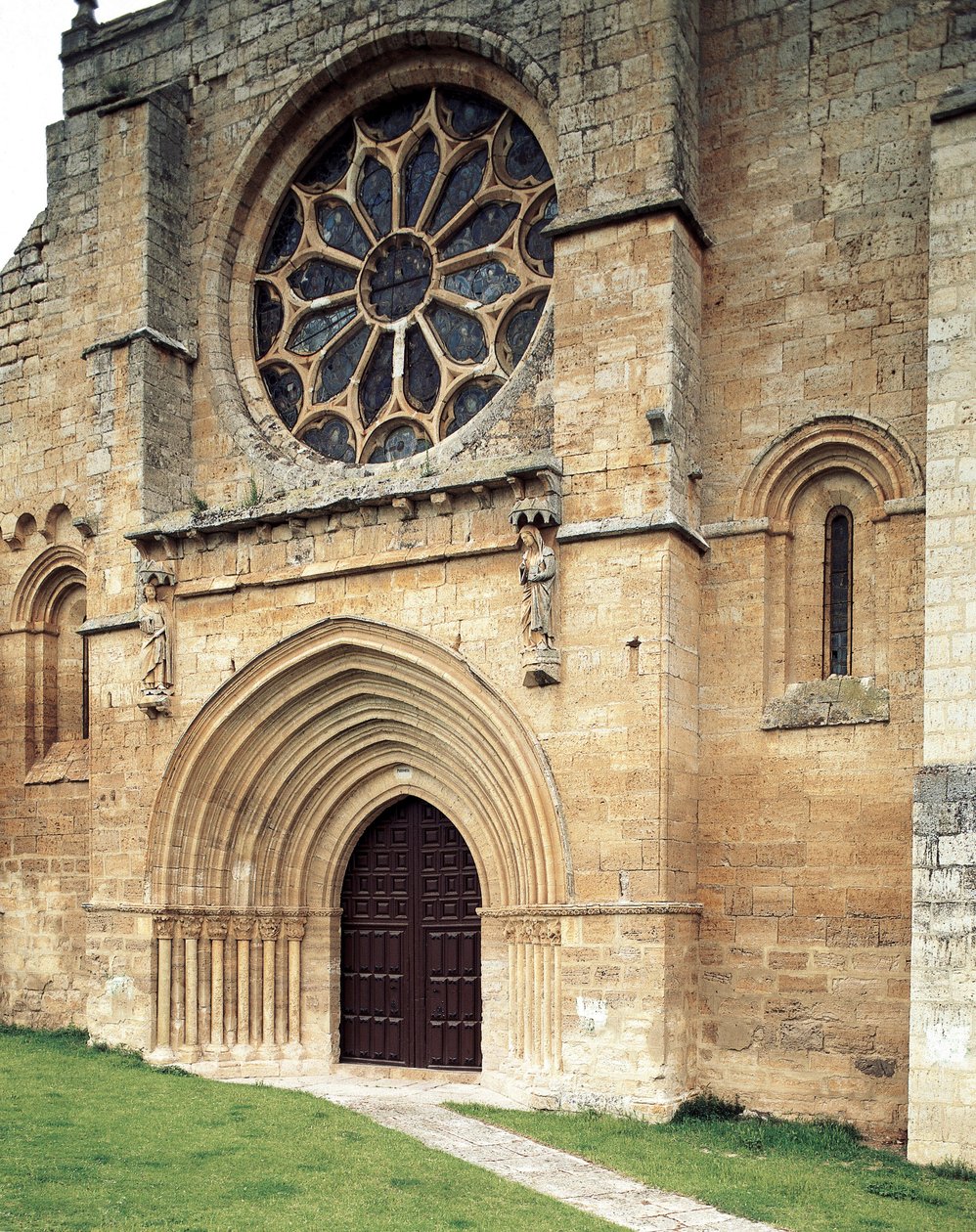 Santa Maria del Manzanon kollegiaalinen kirkko, Castrojeriz, Burgos, Espanja tekijältä Spanish School