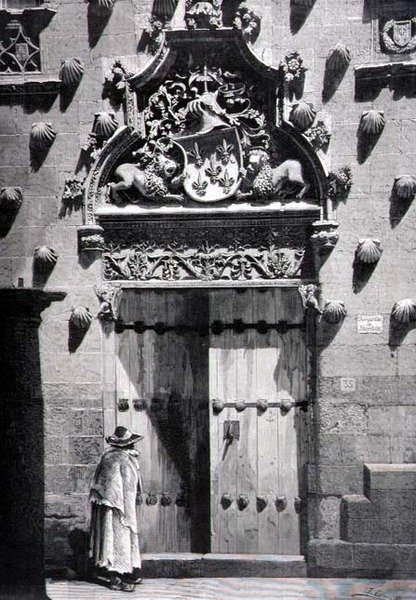 Casa de las Conchasin ovi, Salamanca tekijältä Spanish School