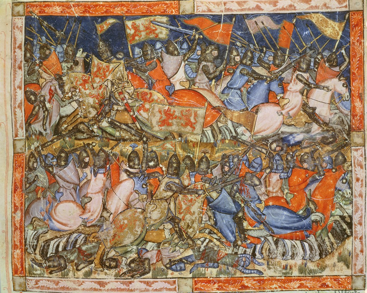 Fol.39r The Exploits of Hector, Codex Benito Santa Morasta tekijältä Spanish School