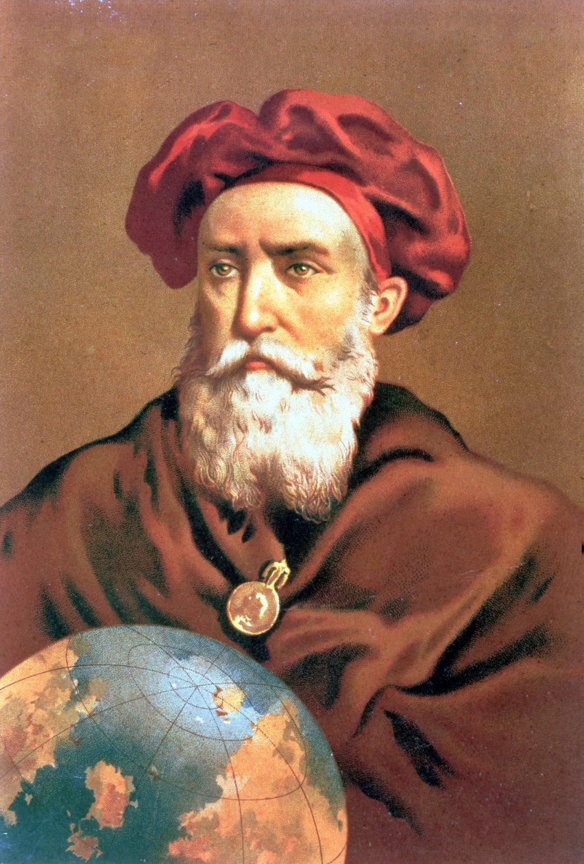 IND 123 0784502/2 Vasco da Gama (n. 1469-1525) portugalilainen navigaattori tekijältä Spanish School