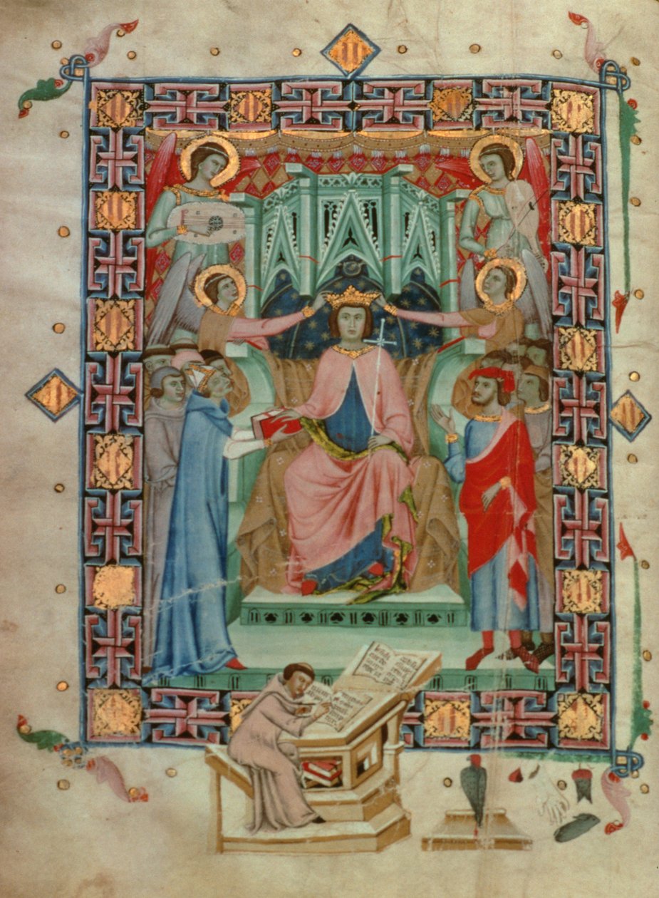 Jaume II de Mallorca (1315-49) jurat com a rei, per Romeu Despoalfinnish tekijältä Spanish School