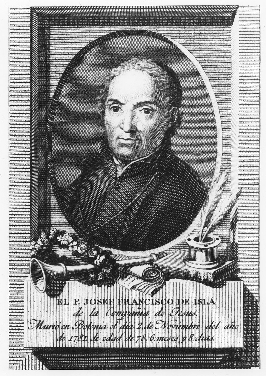 Jose Francisco de Isla (kaiverrus) tekijältä Spanish School