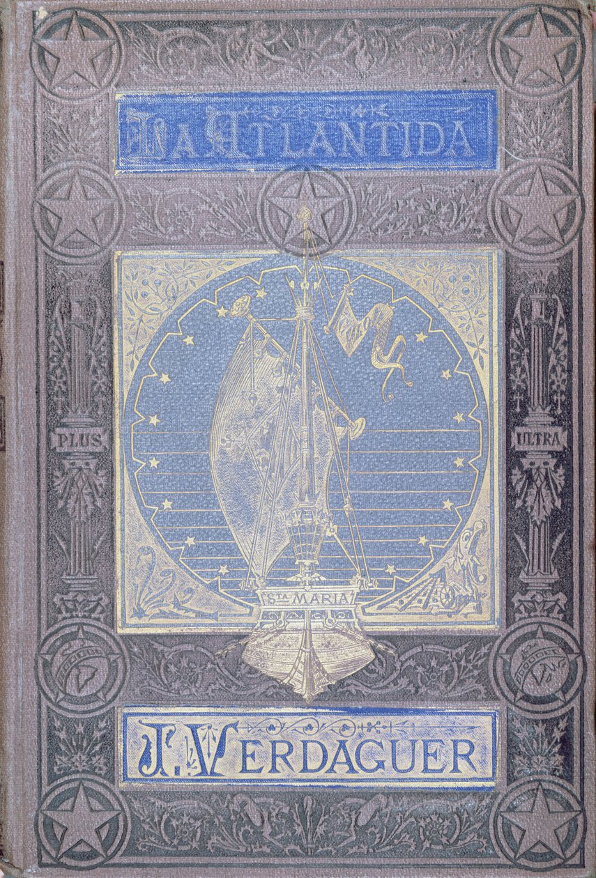 Jacinto Verdaguerin (1845-1902) La Atlantida, kastiliankielinen painos, julkaistu Barcelonassa 1878 tekijältä Spanish School