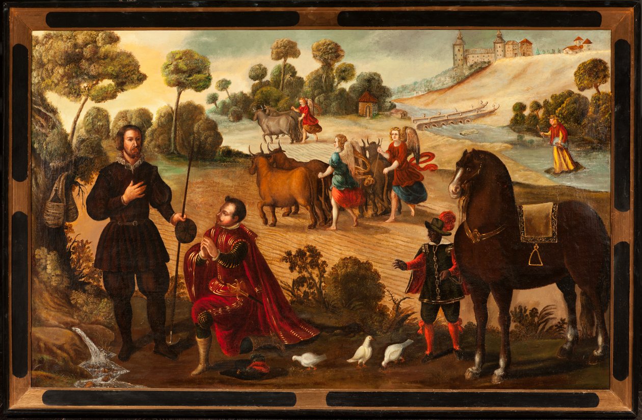 Pyhän Isidoren ihmeet, n. 1622 (maalaus) tekijältä Spanish School