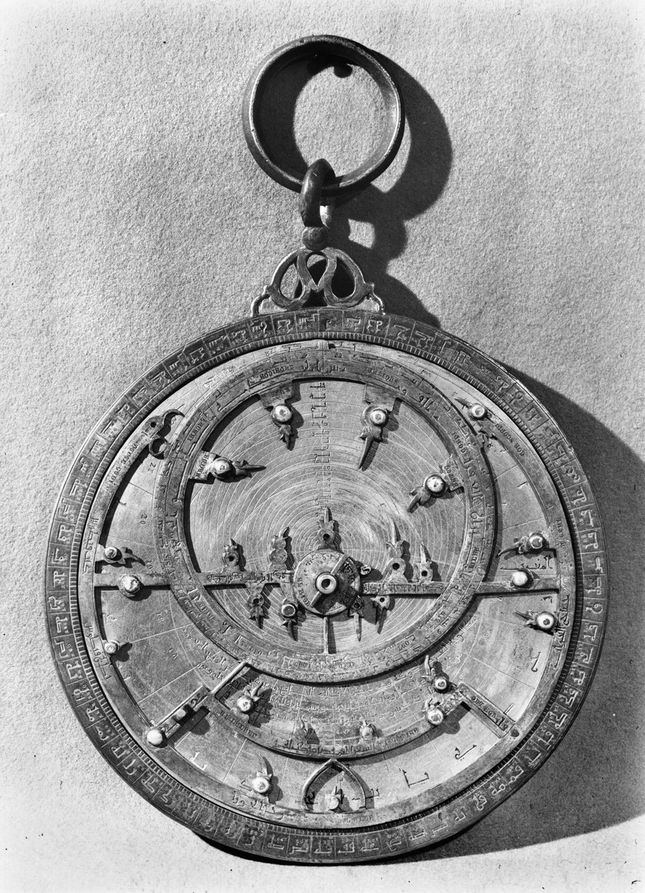 Moorish Astrolabe, Cordoba, 1054 (metalli) tekijältä Spanish School