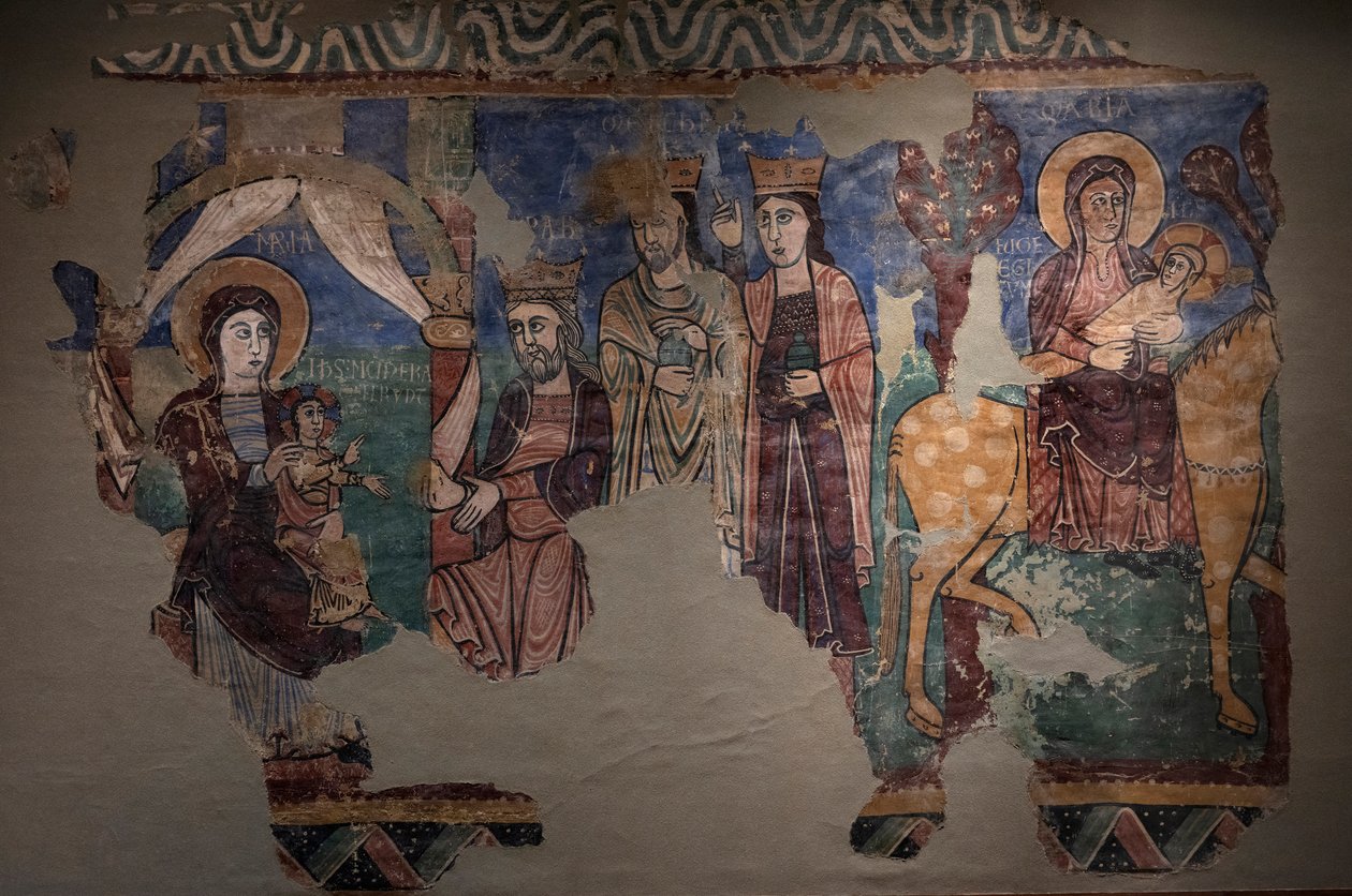 Seinämaalaus Alkuperä kirkko iglesia de la Asuncion de Mar