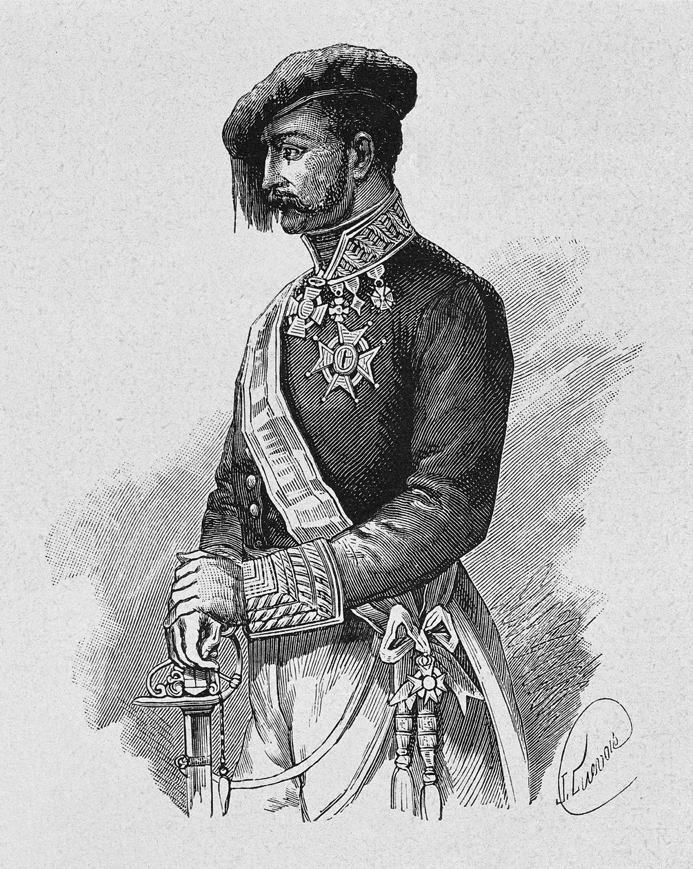 Karlistikenraali Tomas Zumalacarregui (1788-1835) muotokuva tekijältä Spanish School