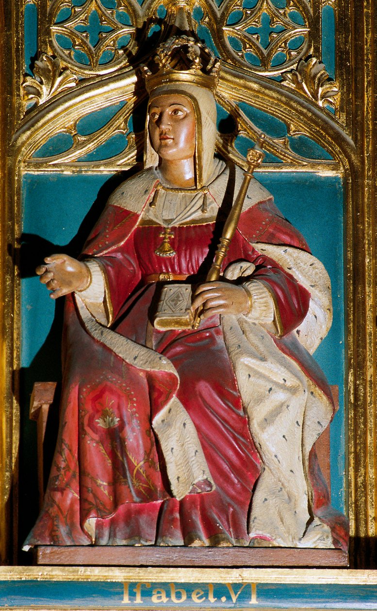 Katoliseksi kutsutun Isabella I:n muotokuva (1451-1504) tekijältä Spanish School