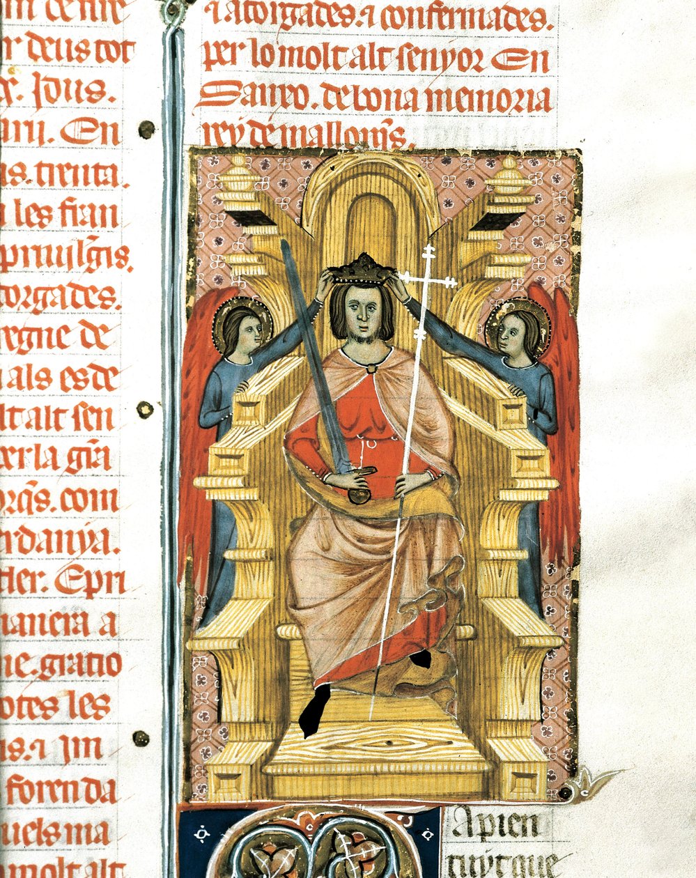 Muotokuva James III:sta (James III Mallorcasta). tekijältä Spanish School