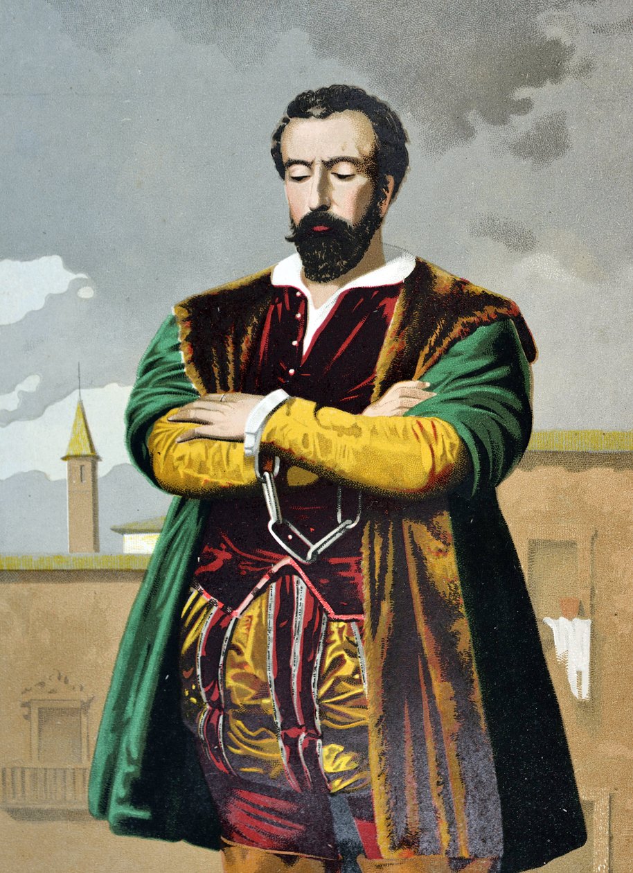 Juan de Padillan muotokuva tekijältä Spanish School